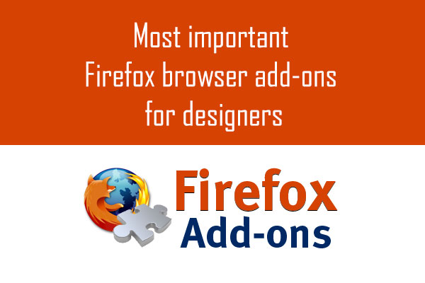 important firefox addons for designers