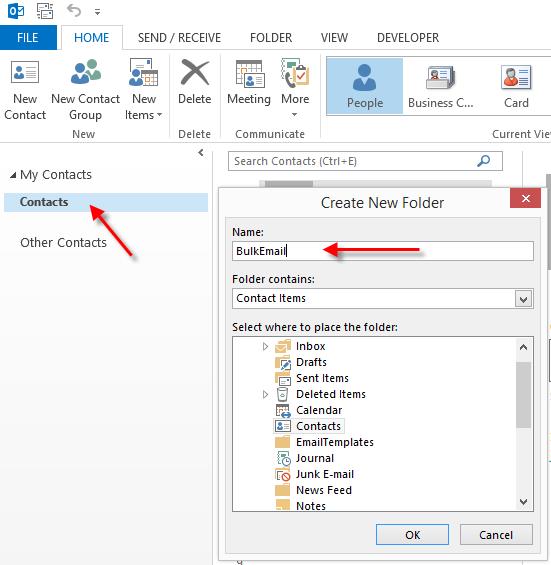 how to import contacts into outlook address book